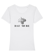 Dau mure Tricou mânecă scurtă guler larg fitted Damă Expresser