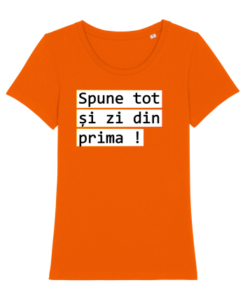 Spune tot și zi din prima! Bright Orange