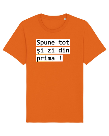 Spune tot și zi din prima! Bright Orange