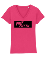 Puck Futin Tricou mânecă scurtă guler V Damă Evoker