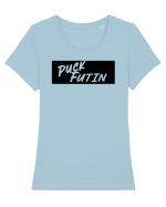 Puck Futin Tricou mânecă scurtă guler larg fitted Damă Expresser