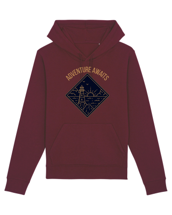 Adventure Awaits  Burgundy