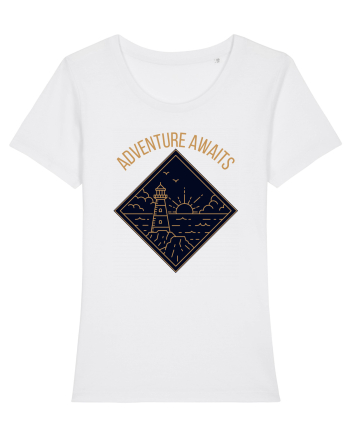 Adventure Awaits  White