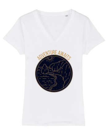 Adventure Awaits  White