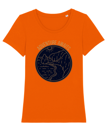 Adventure Awaits  Bright Orange