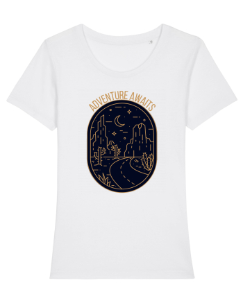 Adventure Awaits  White