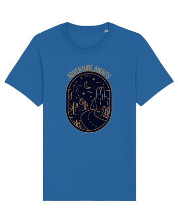 Adventure Awaits  Royal Blue