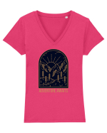 Adventure Awaits  Tricou mânecă scurtă guler V Damă Evoker