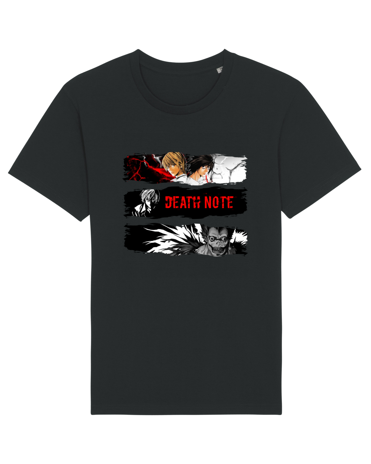 Tricou mânecă scurtă Unisex Rocker Black