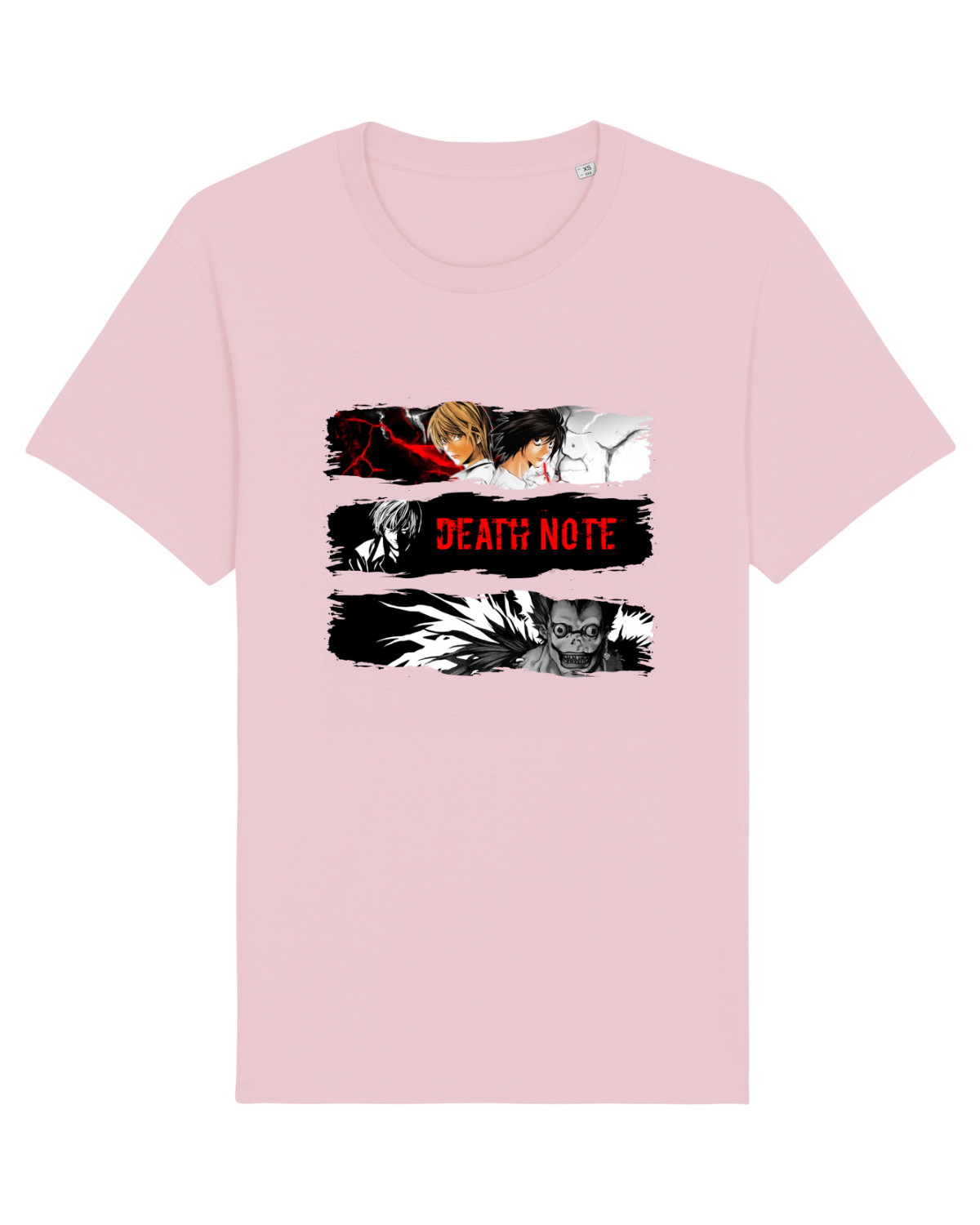 Tricou mânecă scurtă Unisex Rocker Cotton Pink
