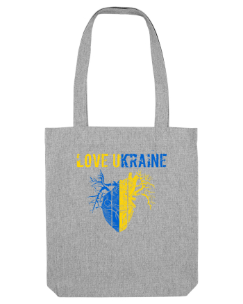 Love Ukraine Heather Grey