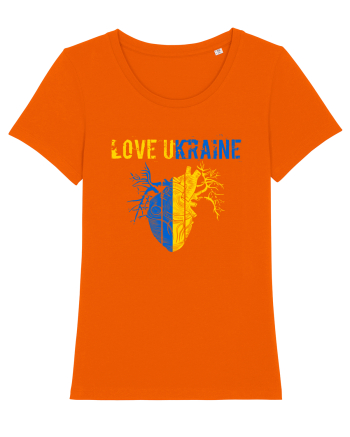 Love Ukraine Bright Orange