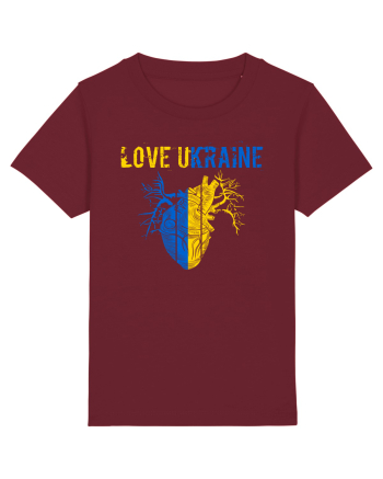 Love Ukraine Burgundy