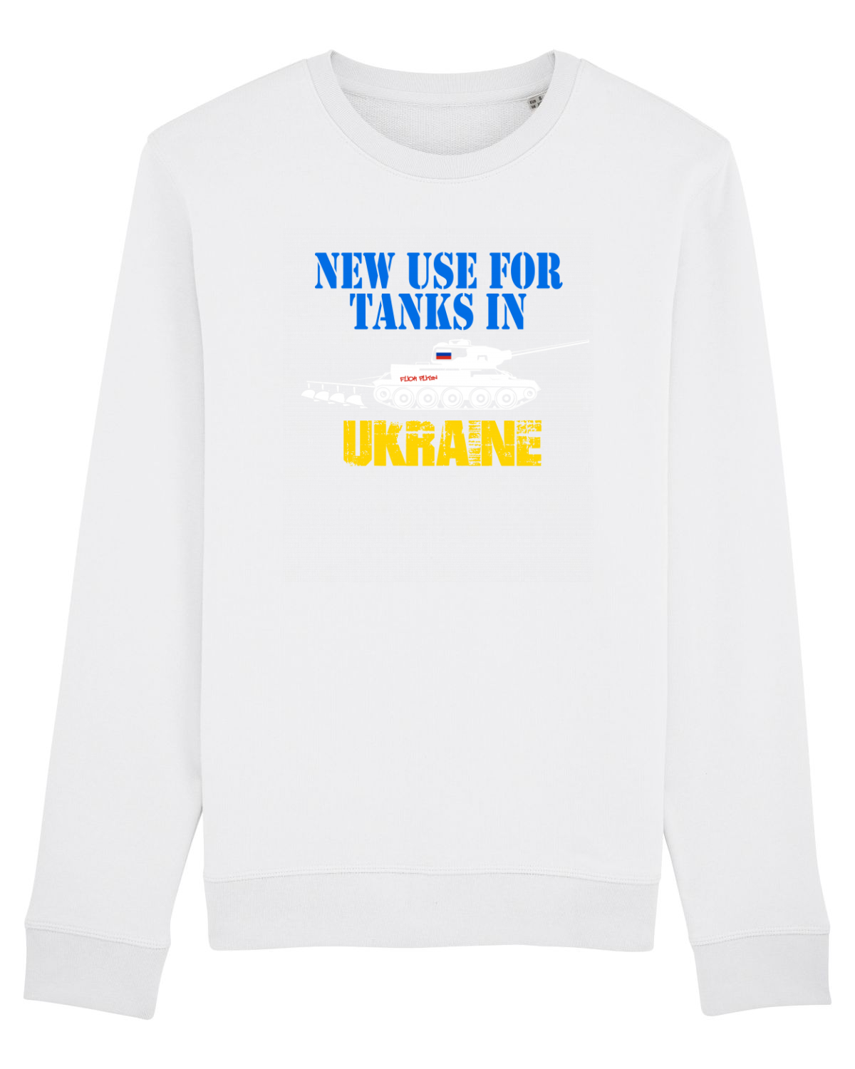 Bluză mânecă lungă Unisex Rise White