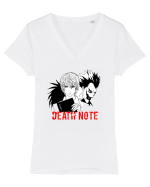 Death Note   Tricou mânecă scurtă guler V Damă Evoker