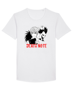 Death Note   Tricou mânecă scurtă guler larg Bărbat Skater
