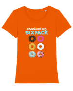 My sixpack Tricou mânecă scurtă guler larg fitted Damă Expresser