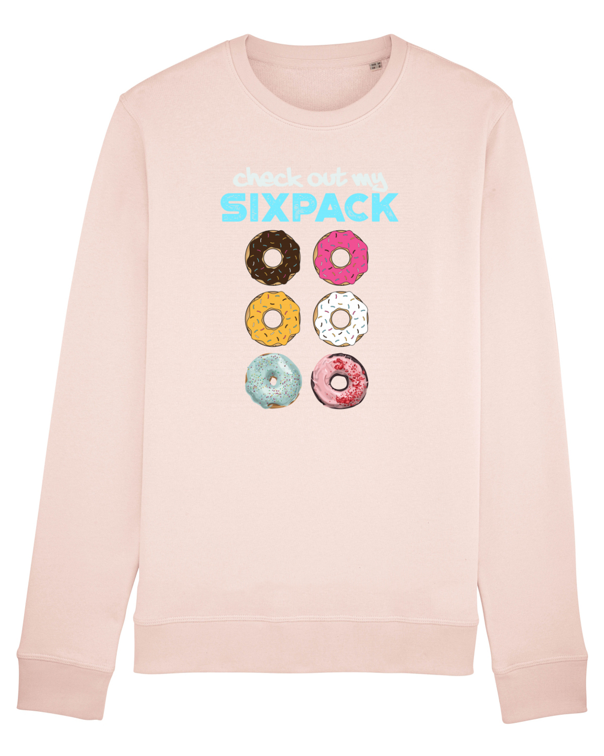 Bluză mânecă lungă Unisex Rise Candy Pink