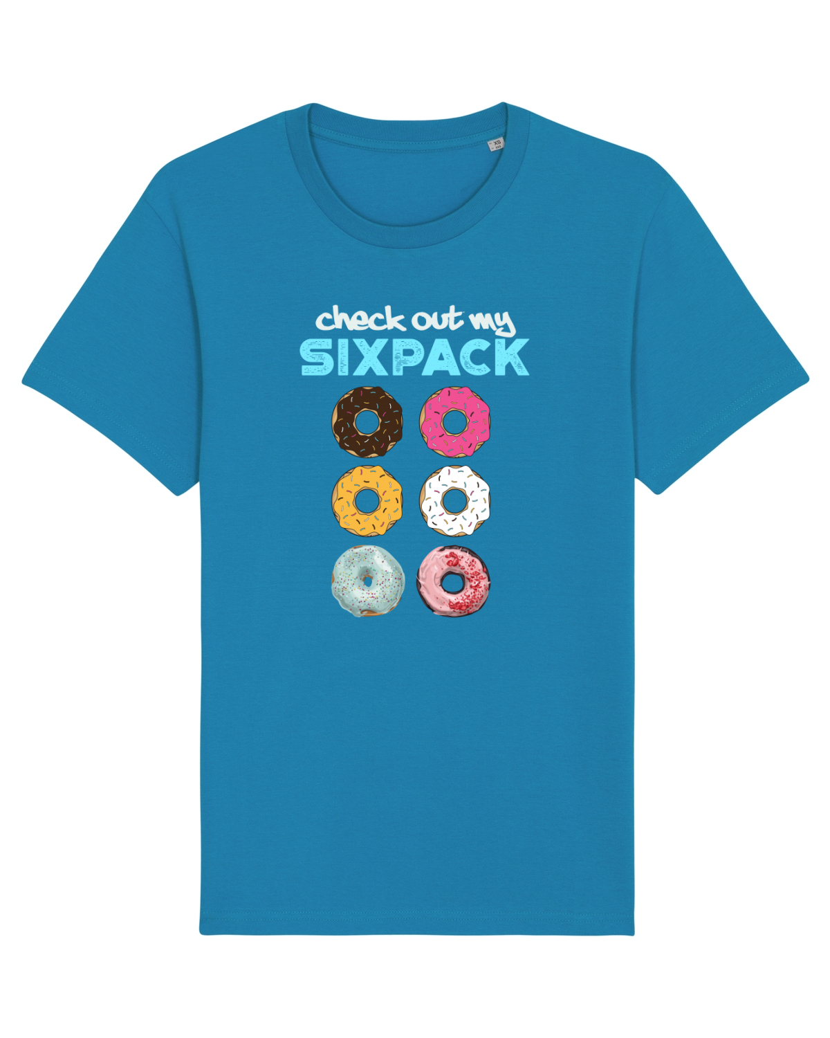Tricou mânecă scurtă Unisex Rocker Azur