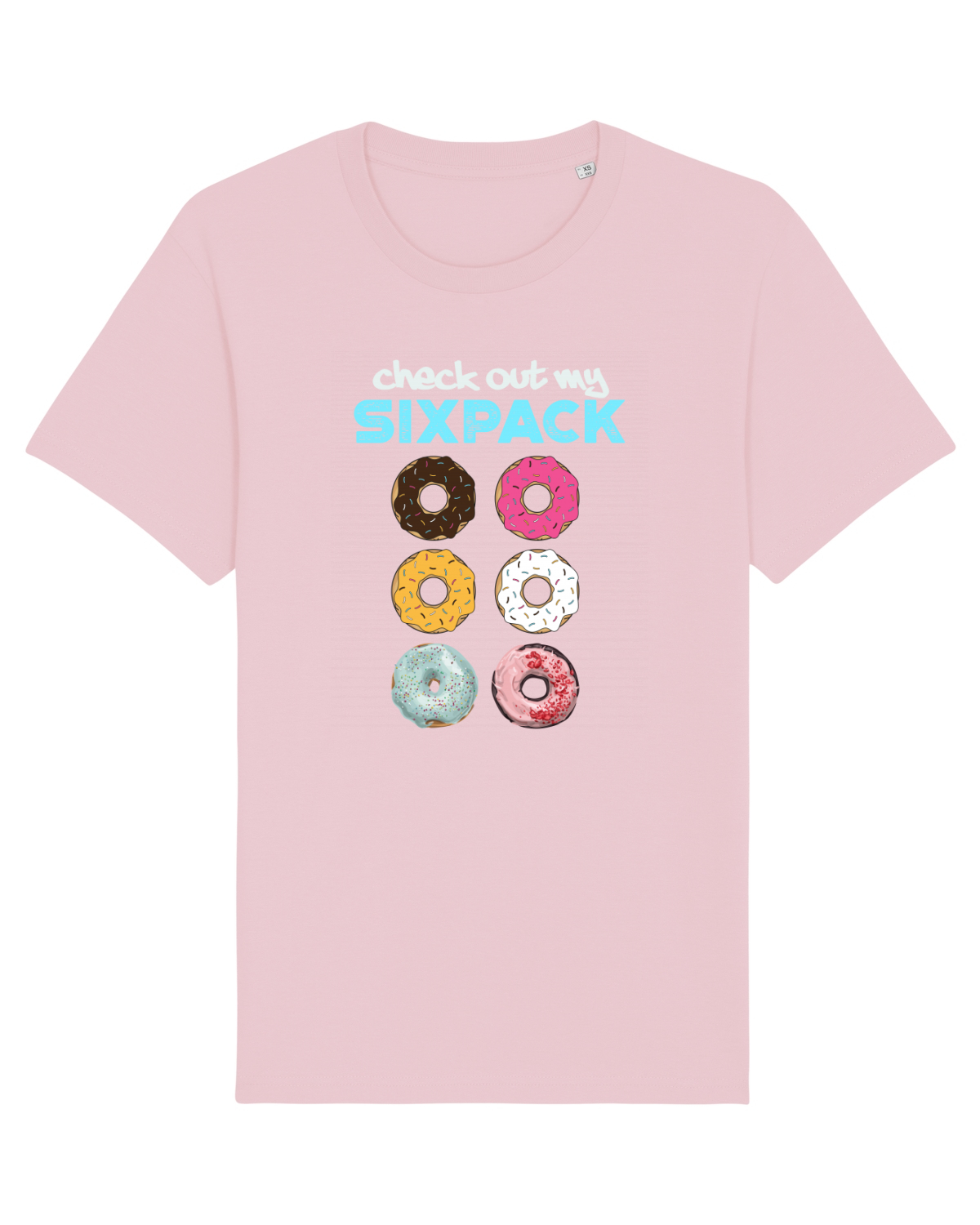 Tricou mânecă scurtă Unisex Rocker Cotton Pink