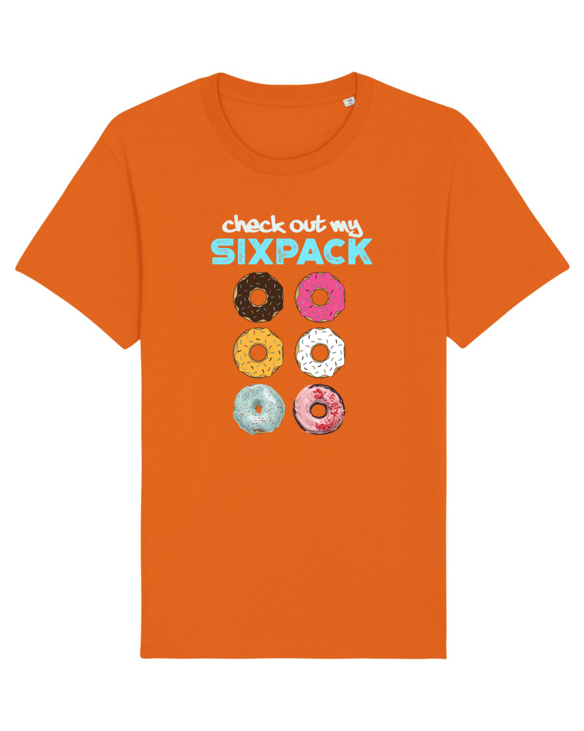 Tricou mânecă scurtă Unisex Rocker Bright Orange