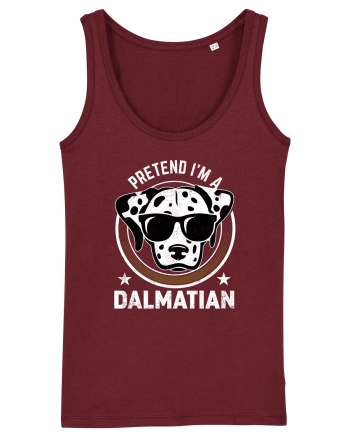 Pretend I'm A Dalmatian Burgundy