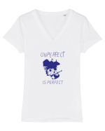 Unperfect Tricou mânecă scurtă guler V Damă Evoker