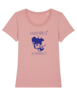 Unperfect Tricou mânecă scurtă guler larg fitted Damă Expresser