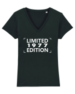 Limited Edition 1977 Tricou mânecă scurtă guler V Damă Evoker