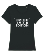 Limited Edition 1978 Tricou mânecă scurtă guler larg fitted Damă Expresser