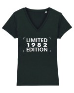Limited Edition 1982 Tricou mânecă scurtă guler V Damă Evoker
