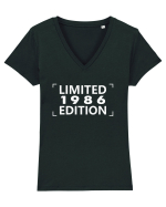 Limited Edition 1986 Tricou mânecă scurtă guler V Damă Evoker