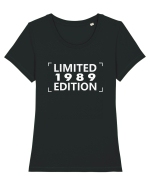 Limited Edition 1989 Tricou mânecă scurtă guler larg fitted Damă Expresser