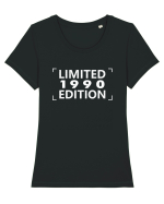 Limited Edition 1990 Tricou mânecă scurtă guler larg fitted Damă Expresser