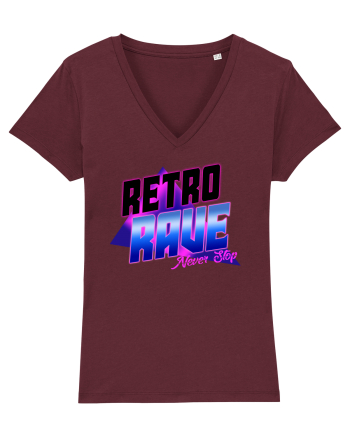 Retro Rave Burgundy