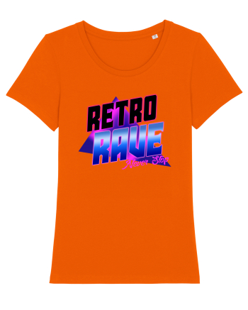 Retro Rave Bright Orange