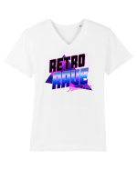 Retro Rave Tricou mânecă scurtă guler V Bărbat Presenter