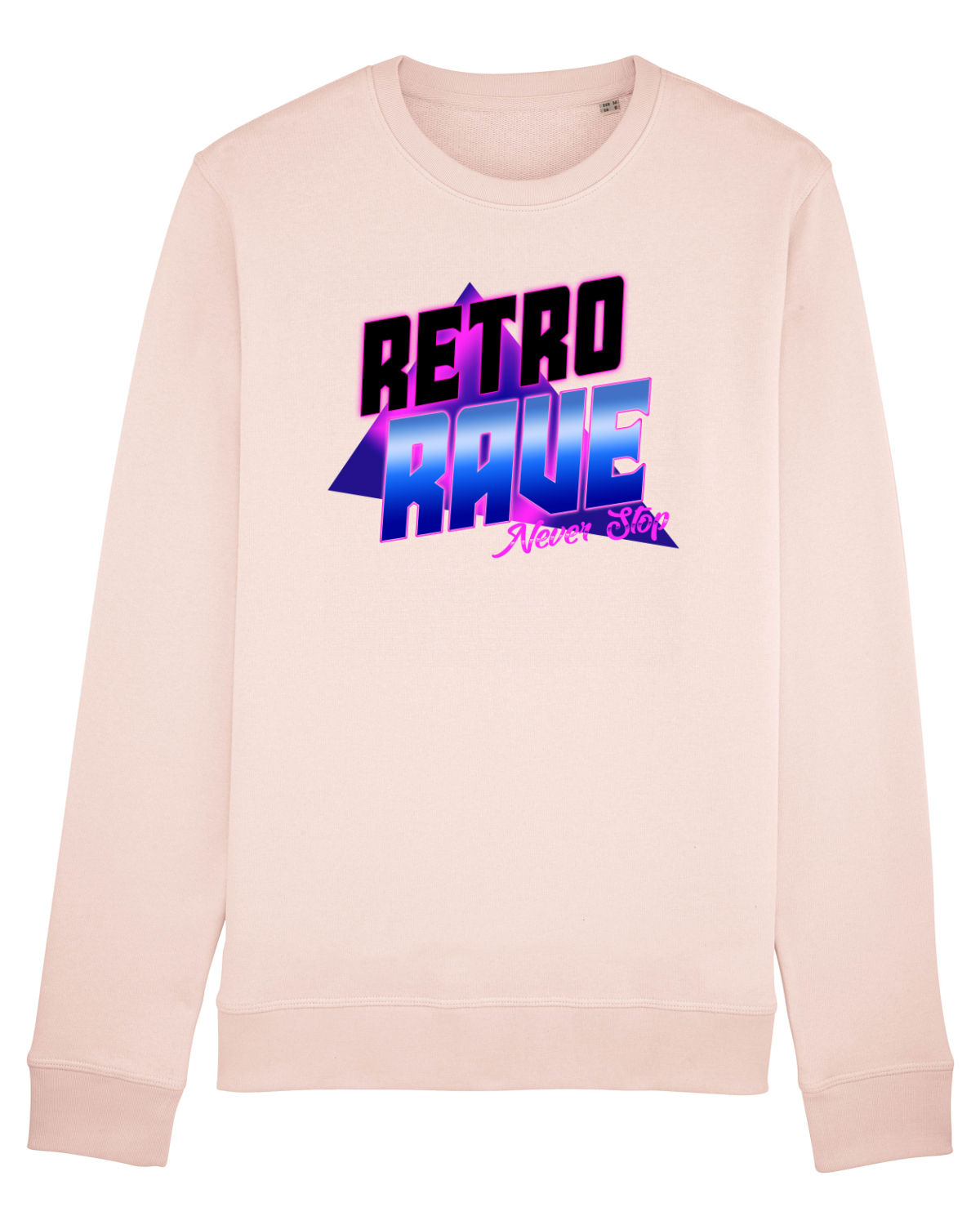 Bluză mânecă lungă Unisex Rise Candy Pink