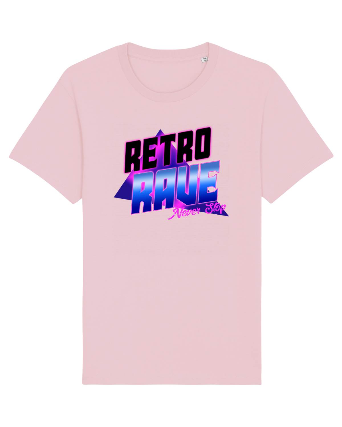Tricou mânecă scurtă Unisex Rocker Cotton Pink