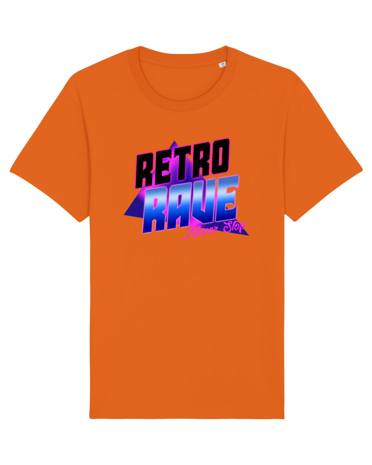 Tricou mânecă scurtă Unisex Rocker Bright Orange