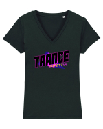 TRANCE  Tricou mânecă scurtă guler V Damă Evoker