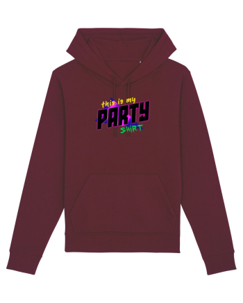 This is my party shirt. Burgundy