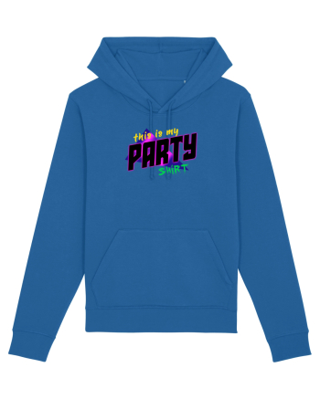This is my party shirt. Royal Blue