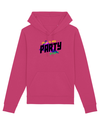 This is my party shirt. Raspberry