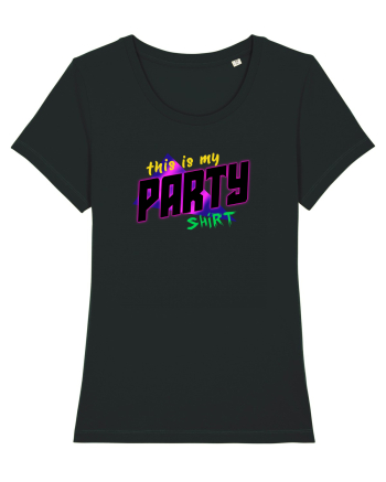 This is my party shirt. Black