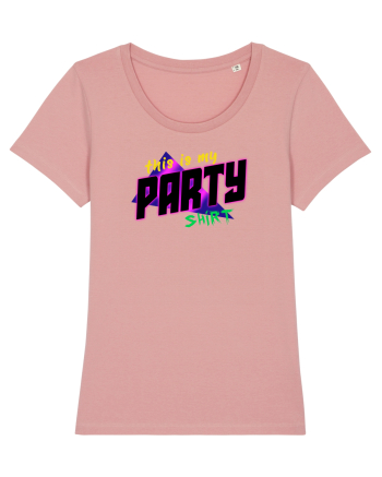 This is my party shirt. Canyon Pink