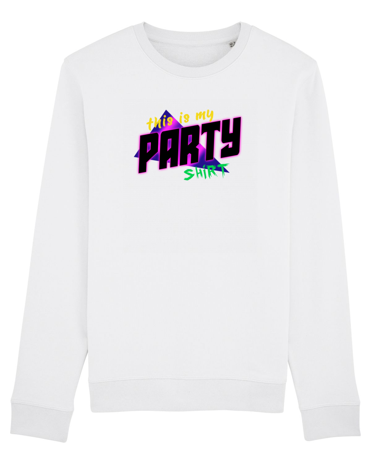 Bluză mânecă lungă Unisex Rise White