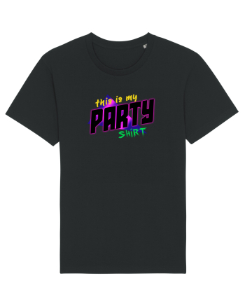 This is my party shirt. Black