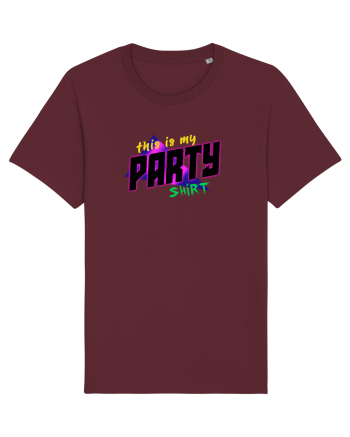 This is my party shirt. Burgundy