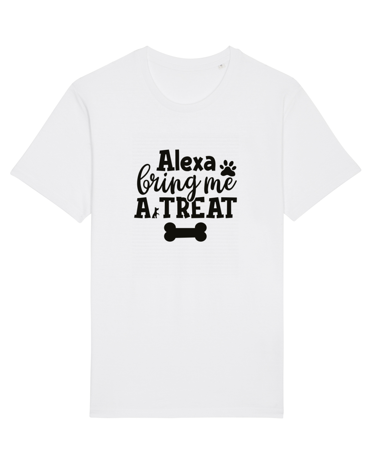 Tricou mânecă scurtă Unisex Rocker White